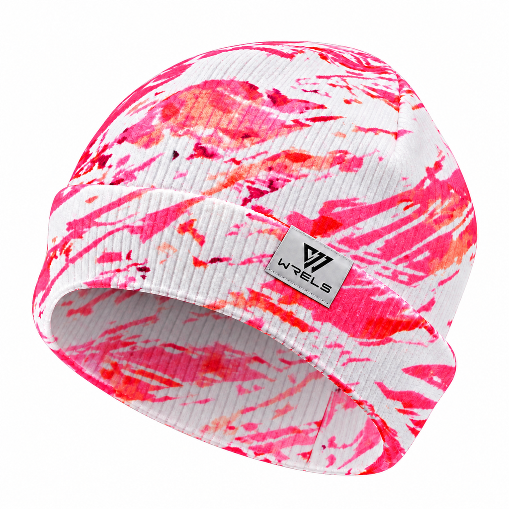 The Summit Knit | Fleece-Lined Winter Beanie - Pink - Product detail
