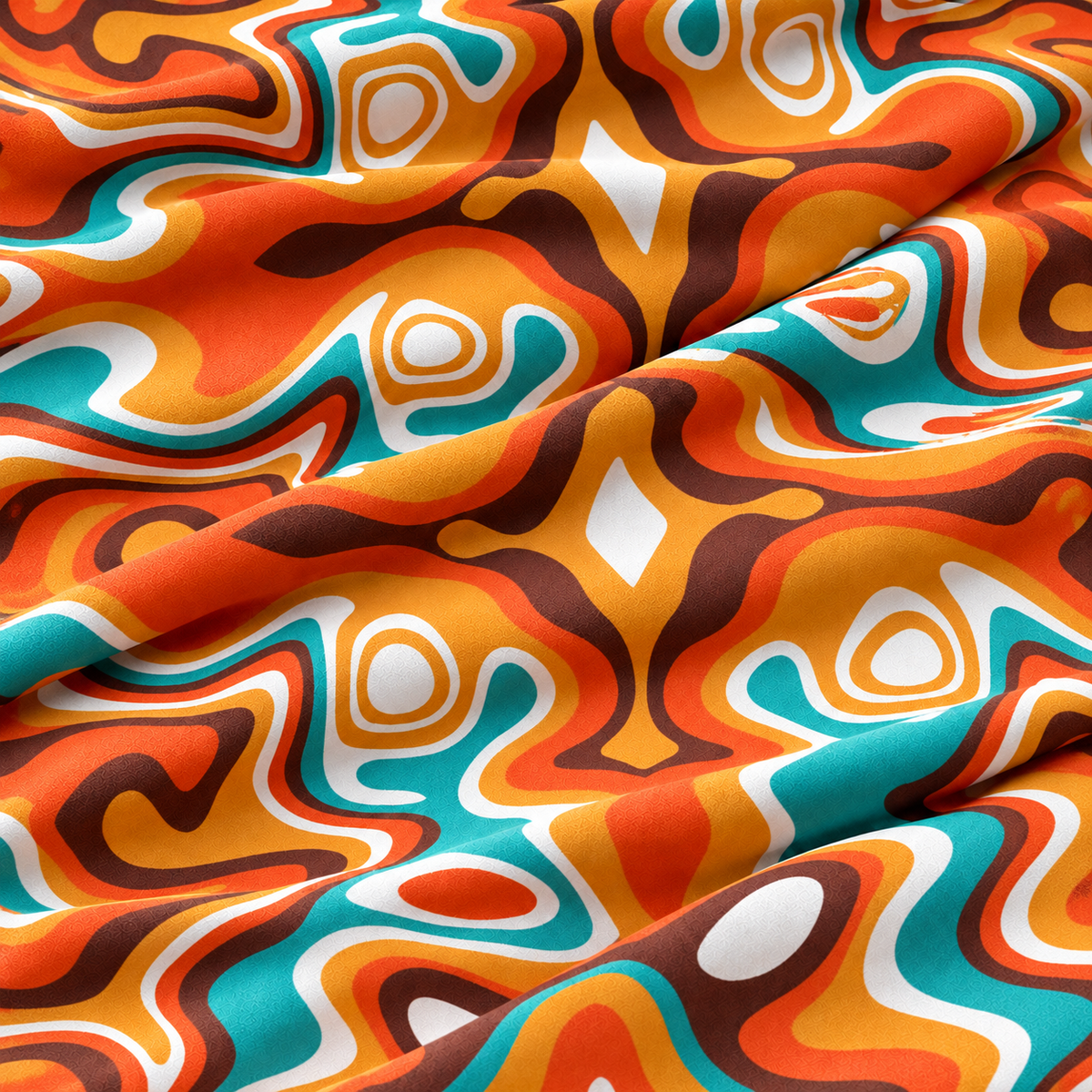 The Artisan Canvas | Seamless Ice Silk Expression Gaiter - Ember Mosaic - Product detail