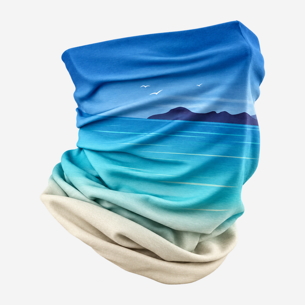 The Trailblazer | UV-Shield Ice Silk Performance Gaiter - Ocean Mist - Product detail