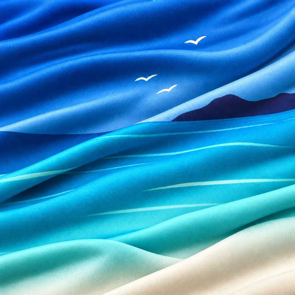 The Trailblazer | UV-Shield Ice Silk Performance Gaiter - Ocean Mist - Product detail