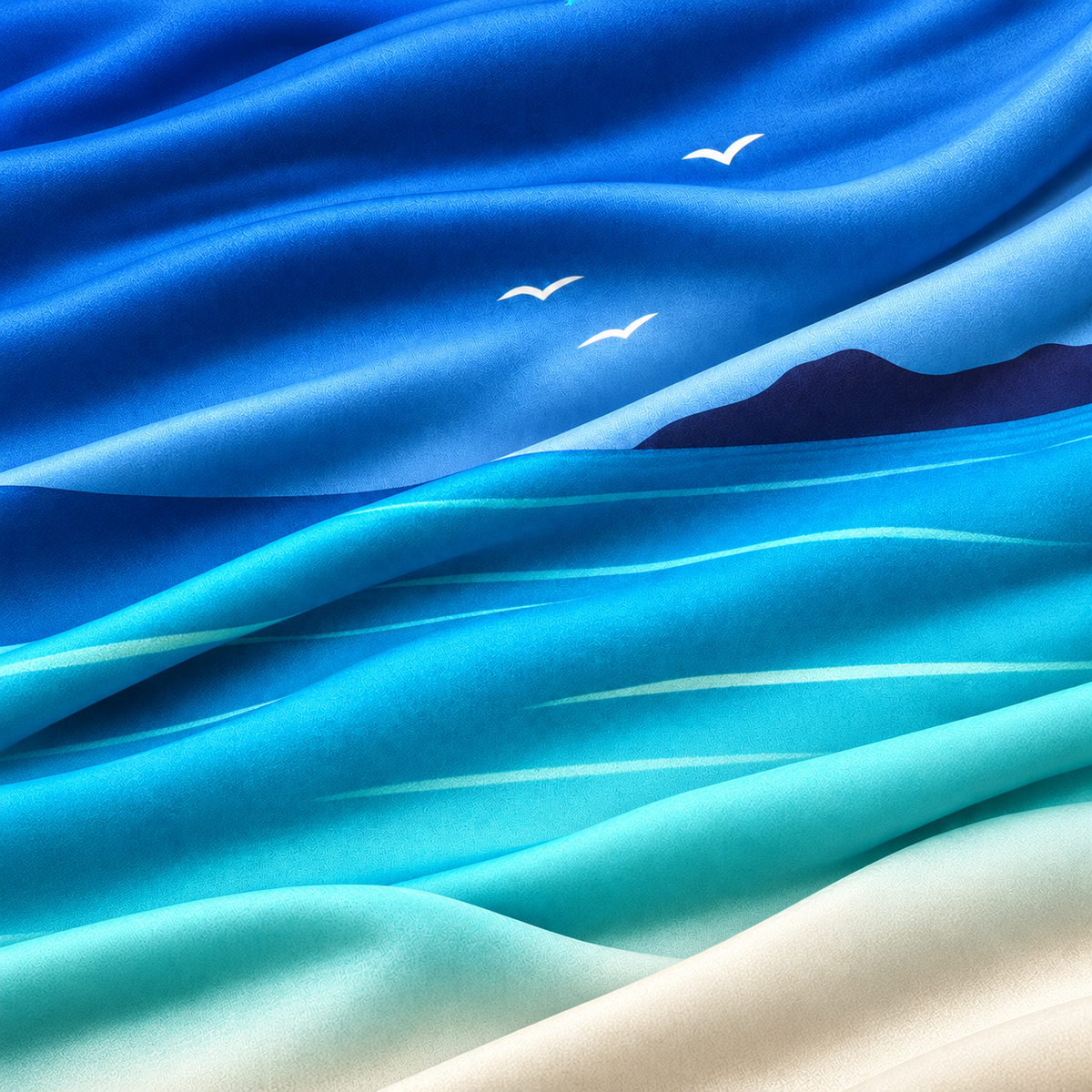 The Trailblazer | UV-Shield Ice Silk Performance Gaiter - Ocean Mist - Product detail