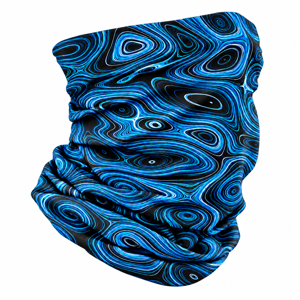 The Cipher | Ice Silk Street-Edge Gaiter - Blue Contours - Product detail