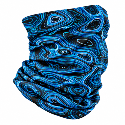 The Cipher | Ice Silk Street-Edge Gaiter - Blue Contours - Product detail