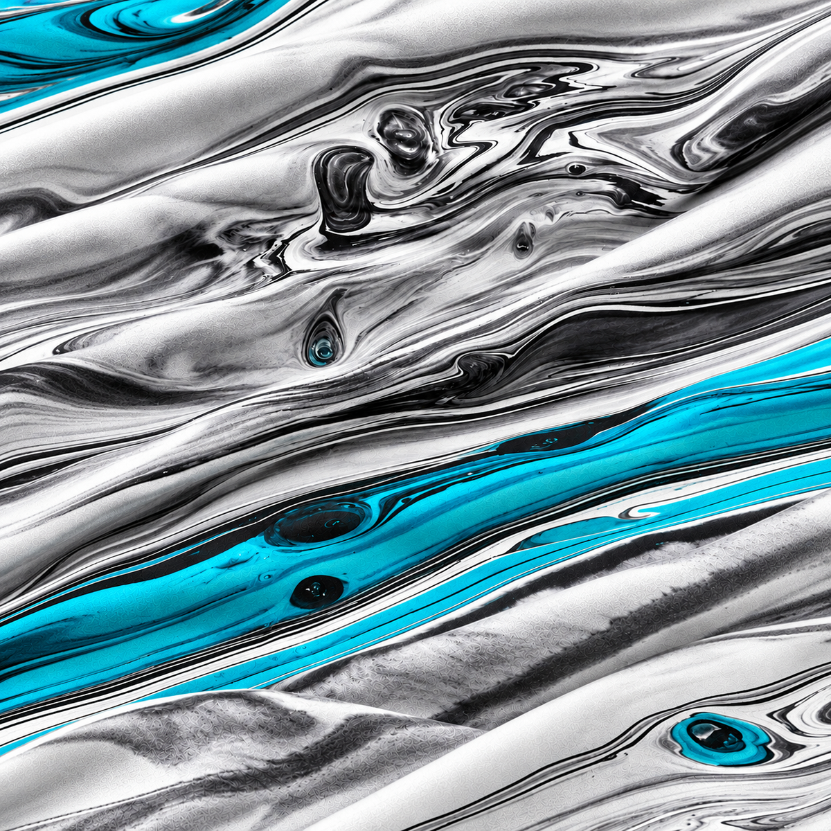 The Cipher | Ice Silk Street-Edge Gaiter - Turquoise Vein - Product detail