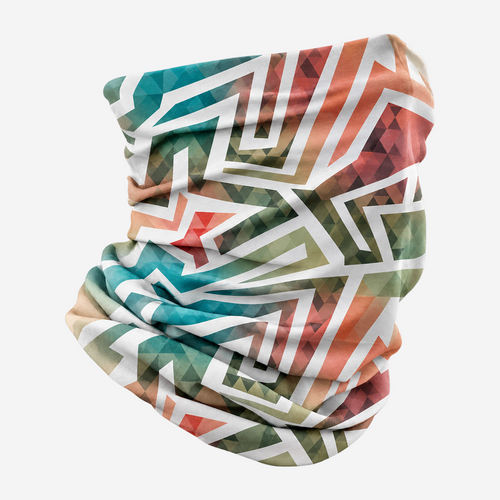 The Artisan Canvas | Seamless Ice Silk Expression Gaiter - Renaissance Flow - Product detail