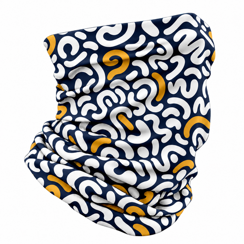 The Artisan Canvas | Seamless Ice Silk Expression Gaiter - Abstract Vision - Product detail