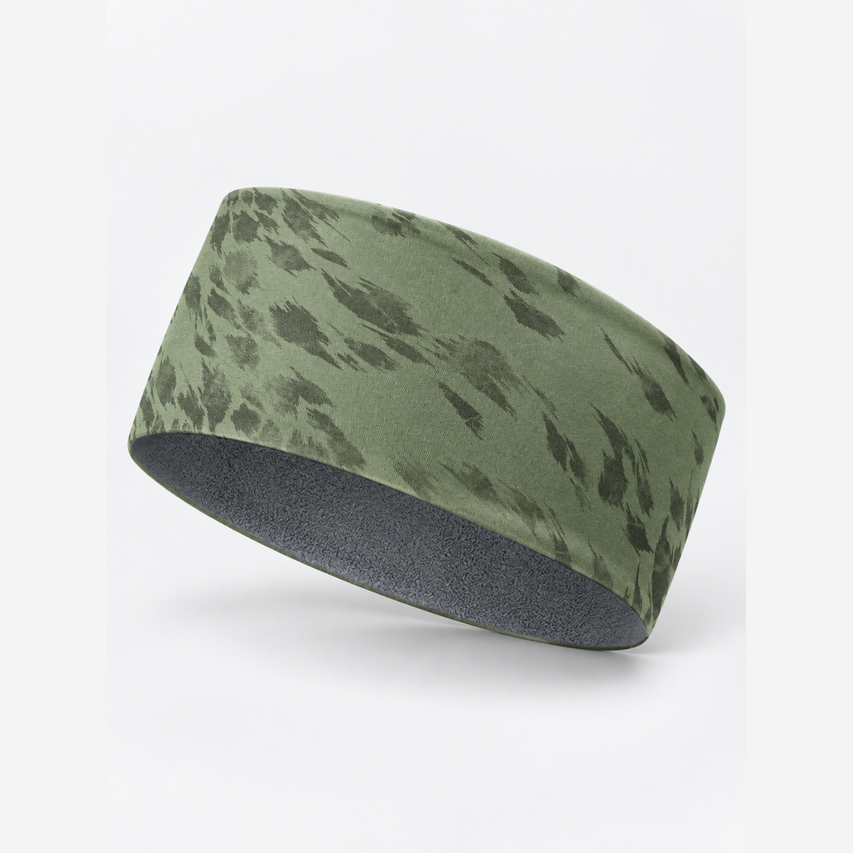 The Winter Pace | Wide Thermal Sports Headband - Green - Product detail