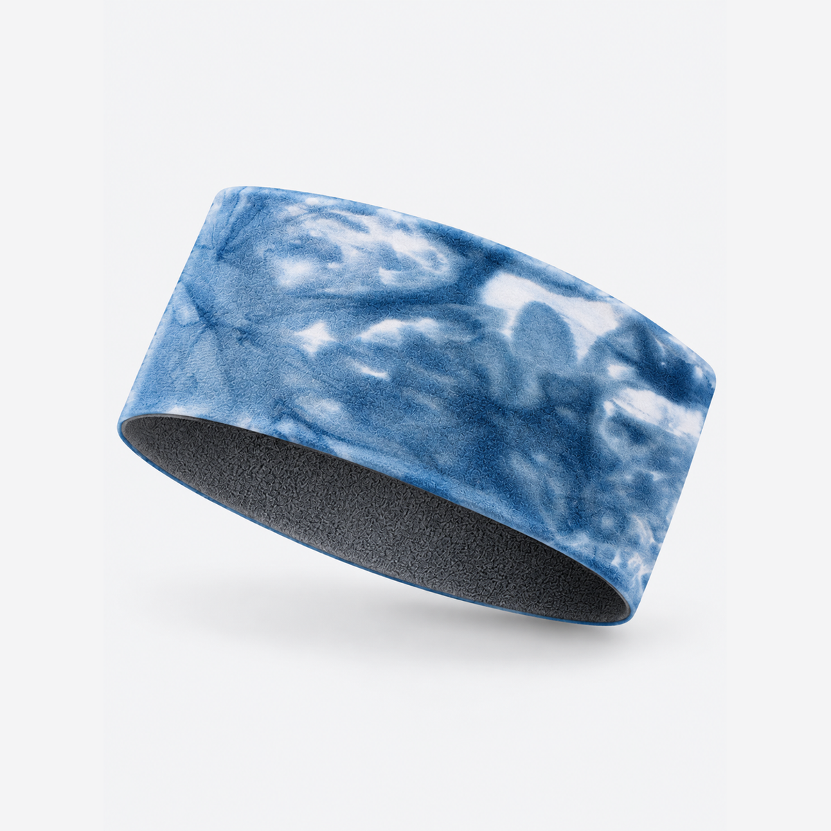 The Winter Pace | Wide Thermal Sports Headband - Blue - Product detail