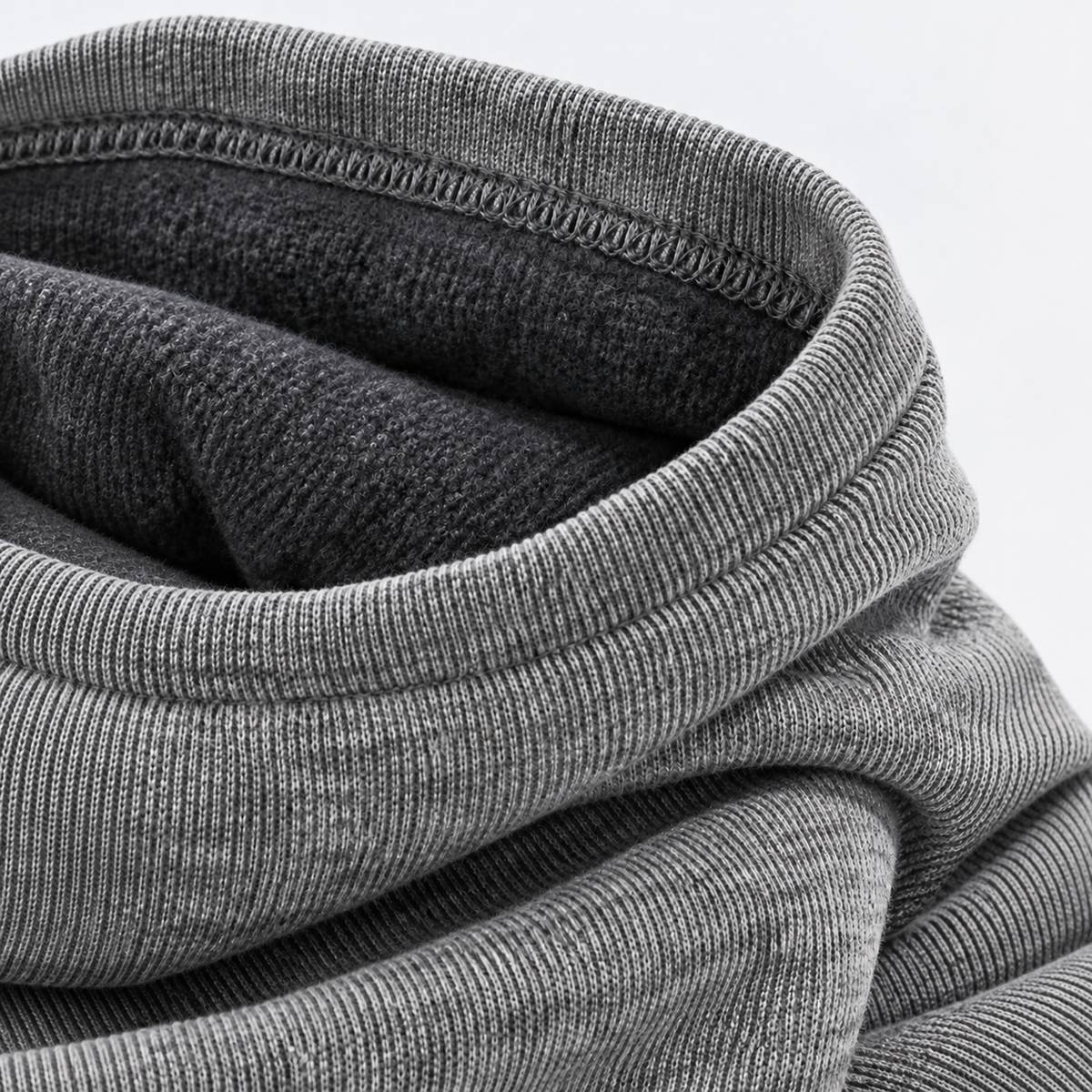 The Alpine Shield | Thick Thermal Neck Gaiter - Light Gray - Product detail