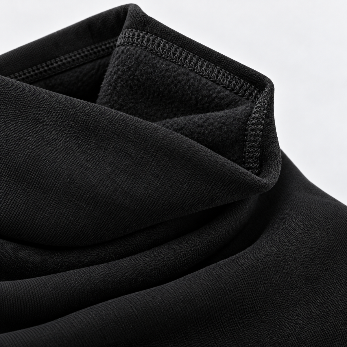 The Alpine Shield | Thick Thermal Neck Gaiter - Black - Product detail