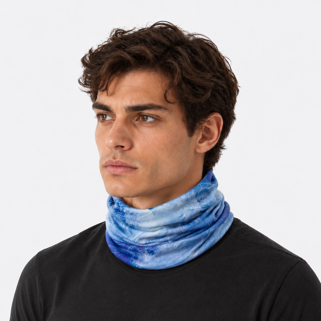 The Trailblazer | UV-Shield Ice Silk Performance Gaiter - Glacial Current - Product detail