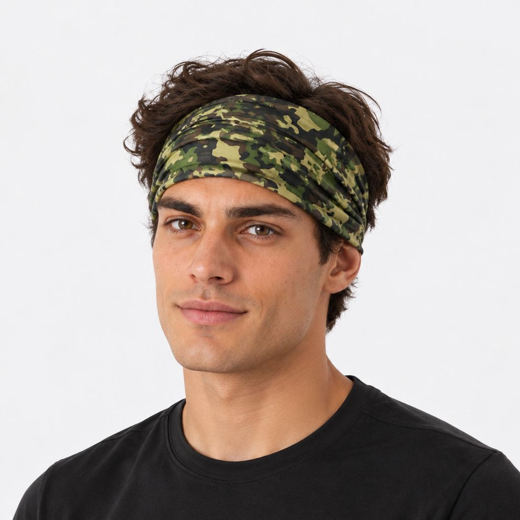 The Trailblazer | UV-Shield Ice Silk Performance Gaiter - Woodland Camo - Product detail