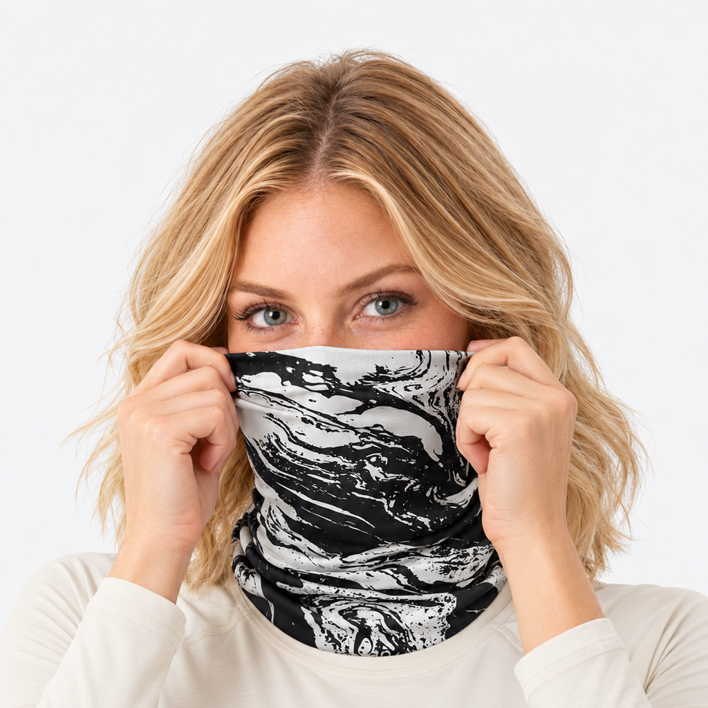 The Cipher | Ice Silk Street-Edge Gaiter - Onyx Flow - Model