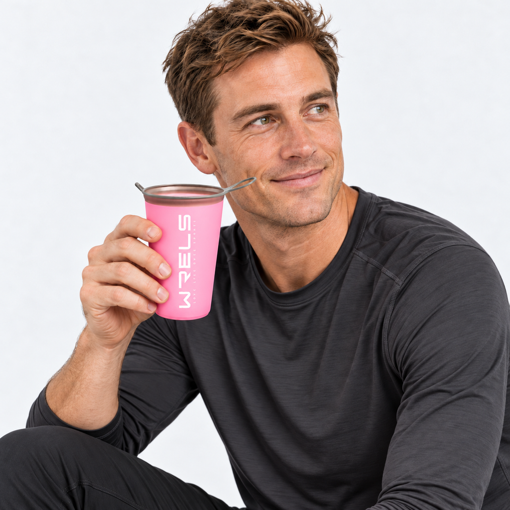 The Trail Cup | Foldable TPU Outdoor Cup - Pink - Model