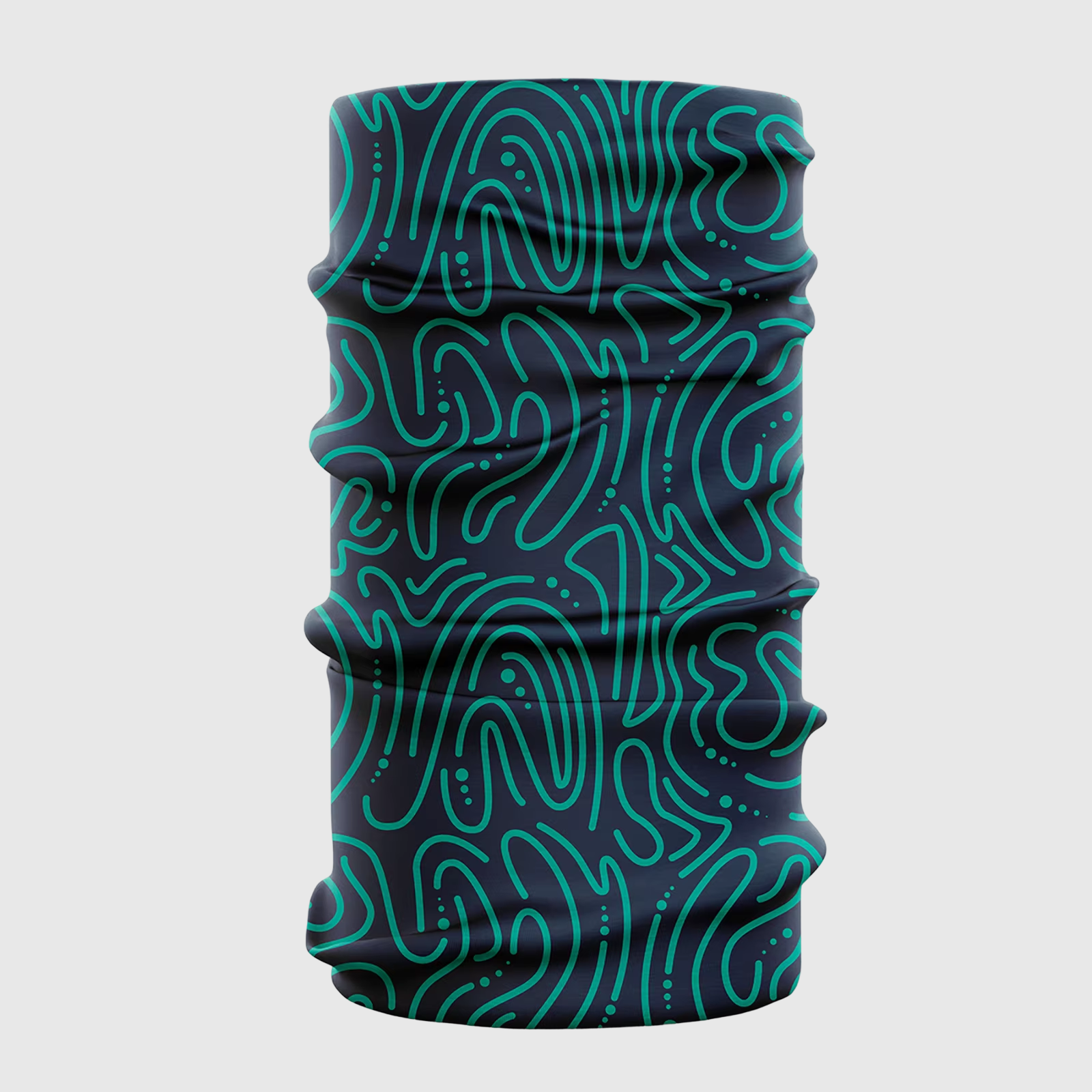 The Artisan Canvas | Seamless Ice Silk Expression Gaiter - Modernist Green
