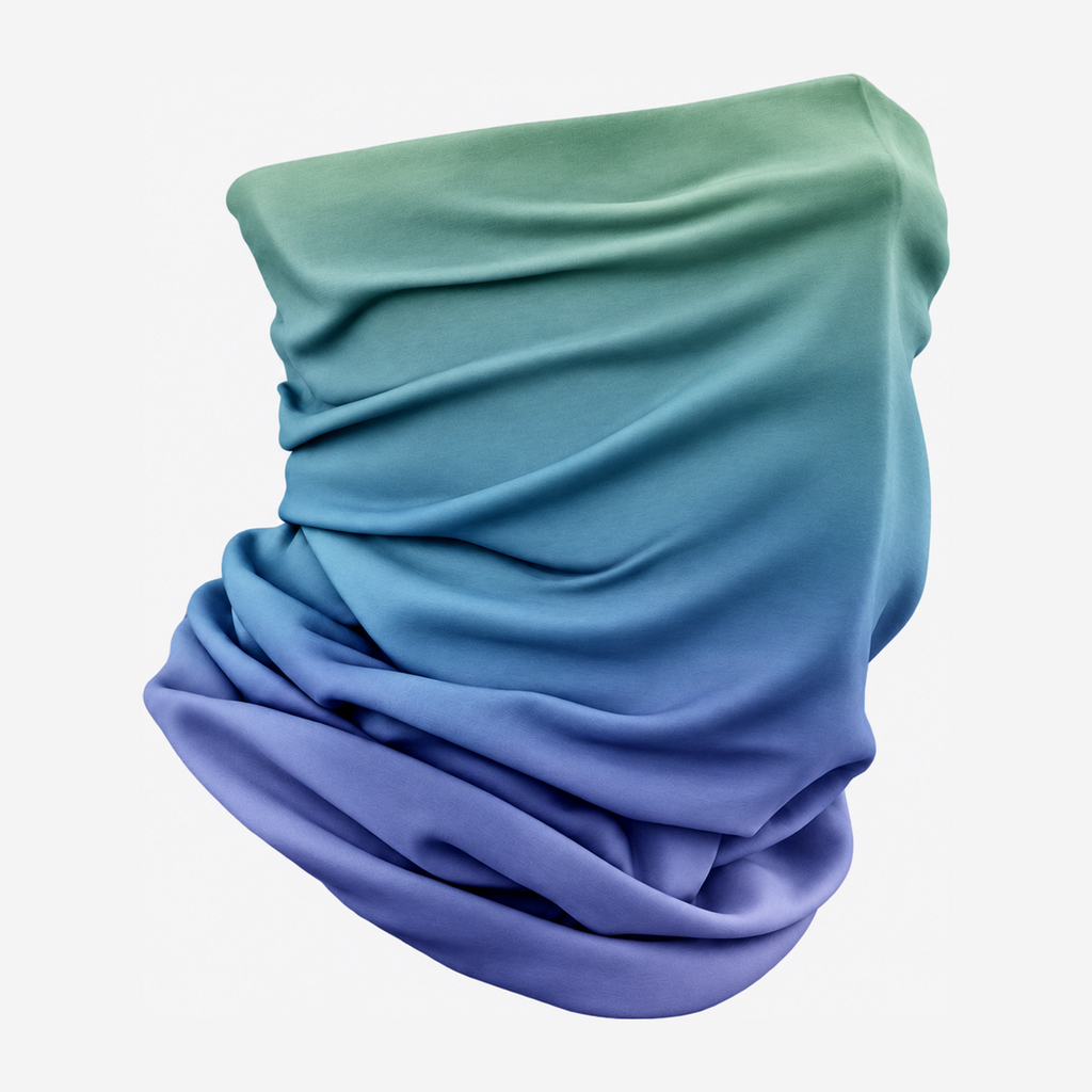 The Metro Pulse | Seamless Ice Silk Urban Gaiter - Purple & Green - Product detail