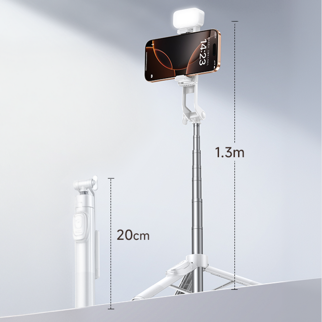 Tripod & Wireless Selfie Stick | Ultra-Extendable Design (130cm)