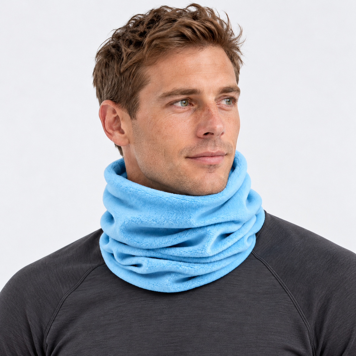 The Winter Roam | Multipurpose Thermal Neck Gaiter - Blue - Model