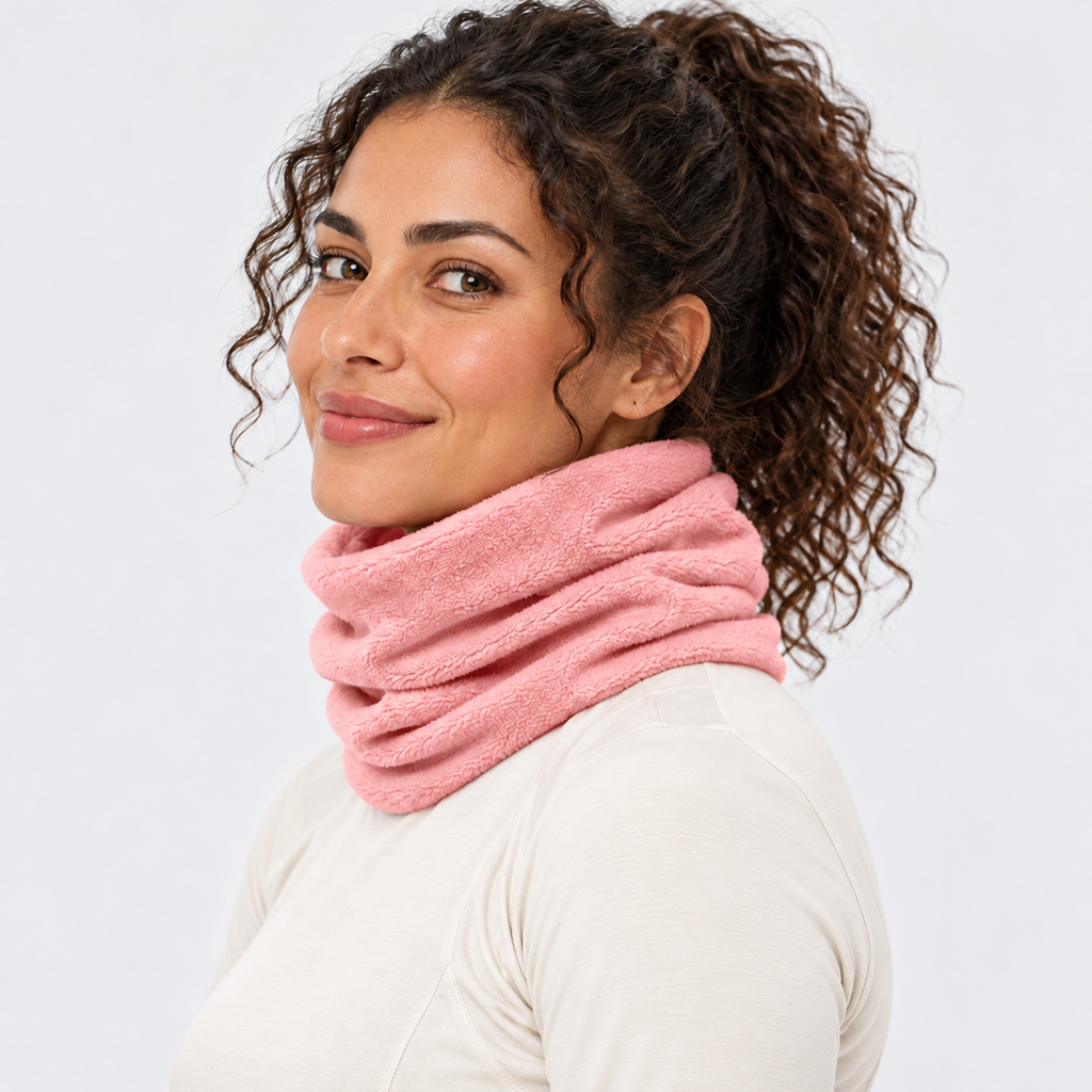 The Winter Roam | Multipurpose Thermal Neck Gaiter - Pink - Model