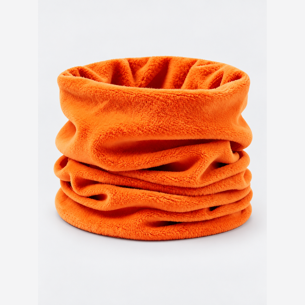 The Winter Roam | Multipurpose Thermal Neck Gaiter - Orange Red - Product detail
