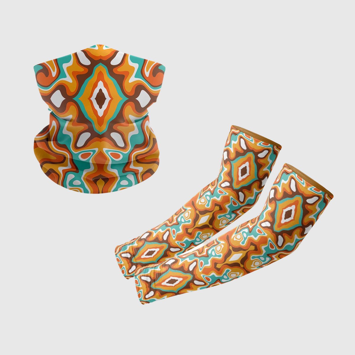 The Sunbound Set | Ice Silk Neck Gaiter & Arm Sleeves - Oracle - Complete set