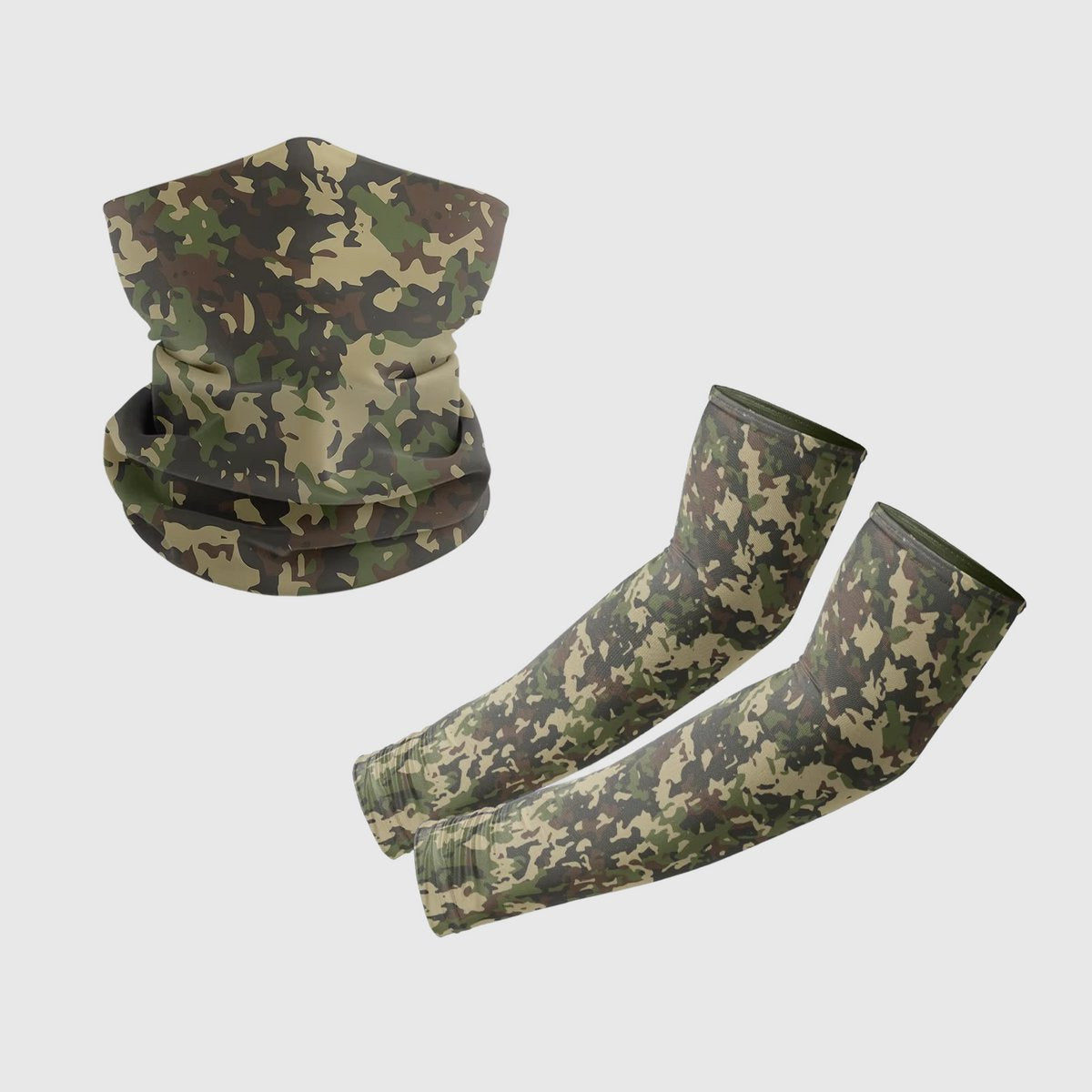 The Sunbound Set | Ice Silk Neck Gaiter & Arm Sleeves - Ghost - Complete set
